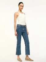 Wrangler + STAUD The Cropped Boot Jean Indigo