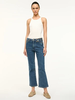 Wrangler + STAUD The Cropped Boot Jean Indigo