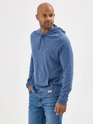 Men's Lightweight Hooded Pullover Vintage Indigo