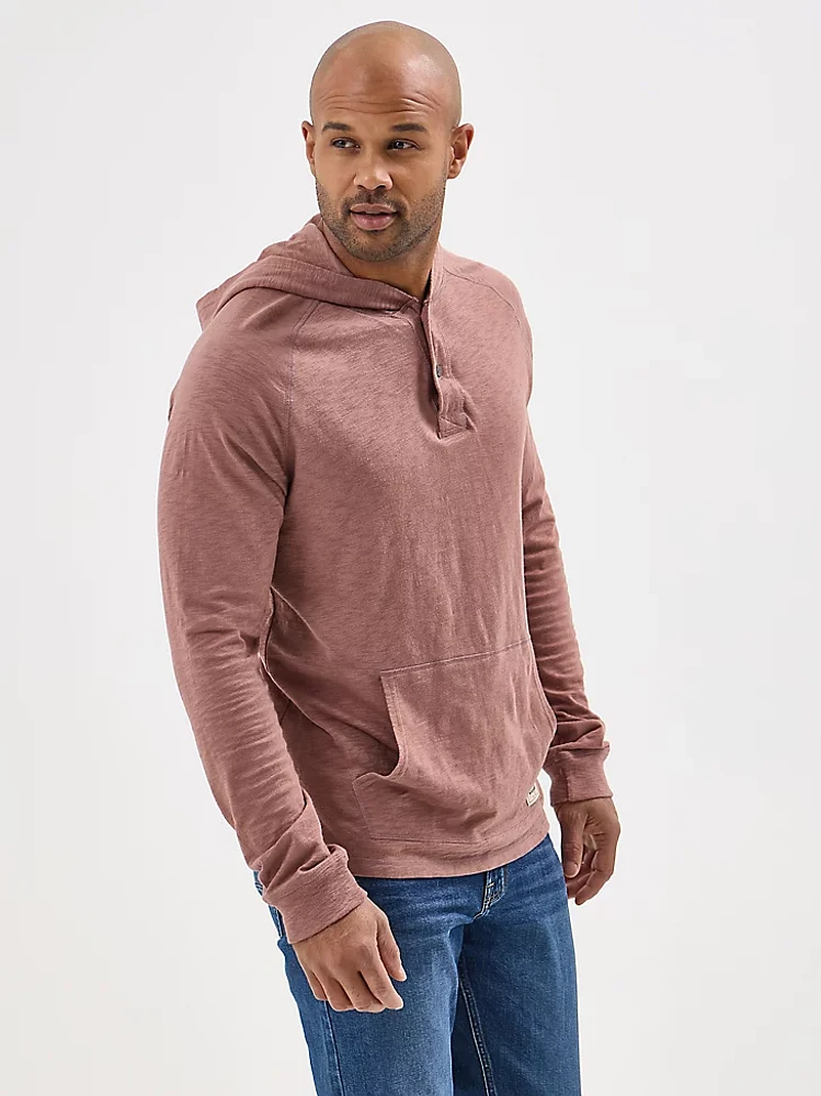 Men's Lightweight Hooded Pullover Nutmeg