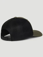 Wrangler Logo Mesh Hat in Black