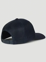 Wrangler Logo Mesh Hat in Navy