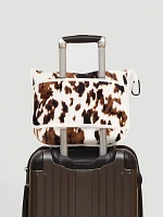 Wrangler Travel Blanket in Tricolor Cowhide