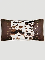 Wrangler Faux Hide Decorative Throw Pillow:Brown:One Size