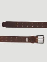 Boy's Double Perforated Belt Brown