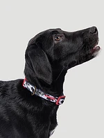 Cow Print Dog Collar Black/White