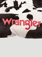 Cow Print Tufted Pet Bed:Black/White:XL