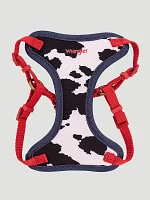 Cow Print Comfort Dog Harness:Black/White:XS