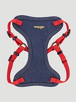 Denim Comfort Dog Harness:Dark Blue:S