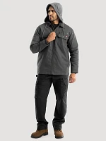 Wrangler® Workwear Quilt Lined Shirt Jacket Asphalt