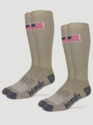 Men's Ultra-Dri® USA Tall Boot Sock in Khaki