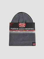 Fleece Lined Workwear Beanie (2-Pack) in Black/Charcoal