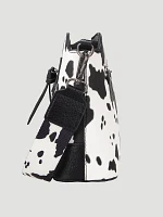 Zippered Cow Print Cross Body in