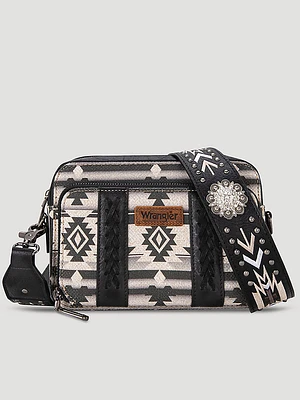 Southwest Print Belt Bag in Black