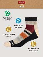 Men's Outdoor Ankle Socks (3-Pack) in Tan/Black