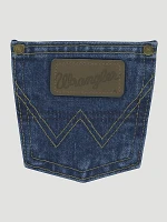 Boy's George Strait Cowboy Cut® Collection by Wrangler® Original Fit Jean (4-7) Heavyweight Stone Denim