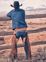 Wrangler® Cowboy Cut® Original Fit Active Flex Jeans Stonewash