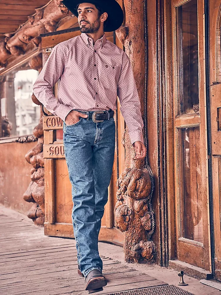 George Strait Cowboy Cut® Slim Fit Jean in Heavyweight Stone Denim