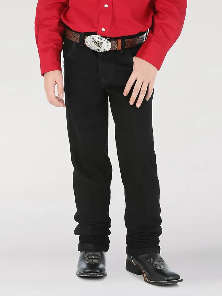 Boy's Wrangler® Cowboy Cut® Original Fit Jean (8-20) Overdyed Black