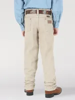 Boy's Wrangler® Cowboy Cut® Original Fit Jean (8-20) Prewashed Tan
