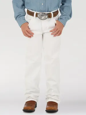 Boy's Wrangler® Cowboy Cut® Original Fit Jean (8-20) White