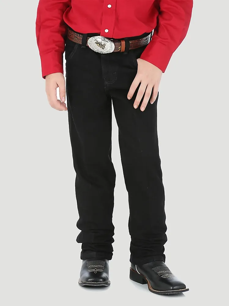 Toddler Boy's Wrangler® Cowboy Cut® Original Fit Jean Overdyed Black
