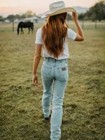 Women's Wrangler® Cowboy Cut® Slim Fit Jean Bleach