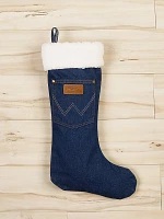 Sherpa Denim Christmas Stocking:Prewashed:ONE SIZE