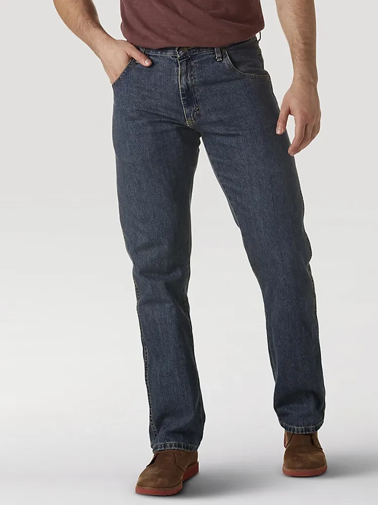 Wrangler Rugged Wear® Relaxed Fit Mid Rise Jean Mediterranean