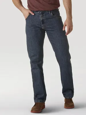 Wrangler Rugged Wear® Relaxed Fit Mid Rise Jean Mediterranean