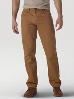 Wrangler Rugged Wear® Regular Fit Straight Leg Canvas Pant Acorn