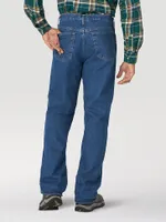 Wrangler Rugged Wear® Fleece Lined Relaxed Fit Jean Stonewash