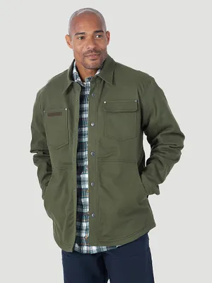 Wrangler® RIGGS Workwear® Tough Layers Fleece Lined Work Shirt Jacket Loden
