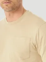 Wrangler® RIGGS Workwear® Short Sleeve 1 Pocket Performance T-Shirt Khaki