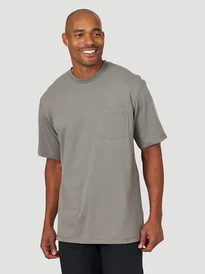 Wrangler® RIGGS Workwear® Short Sleeve 1 Pocket Performance T-Shirt Nickel