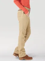 Women's Wrangler® RIGGS Workwear® Straight Fit Utility Work Pant Golden Khaki