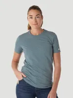 Women's Wrangler® RIGGS Workwear® Short Sleeve Performance T-Shirt Sea Green