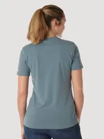 Women's Wrangler® RIGGS Workwear® Short Sleeve Performance T-Shirt Sea Green