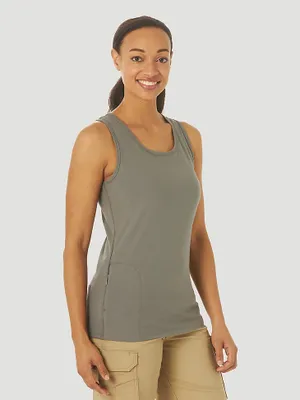 Women's Wrangler® RIGGS Workwear® Performance Tank Top Charcoal Grey