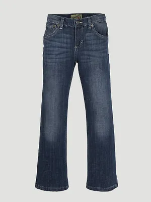 Boy's Wrangler® 20X® Vintage Bootcut Slim Fit Jean (-) Glasgow