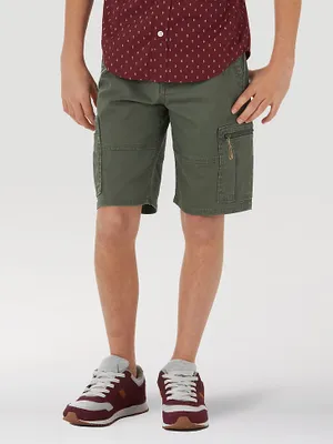 Boy's Wrangler® Comfort Flex Cargo Short Olive