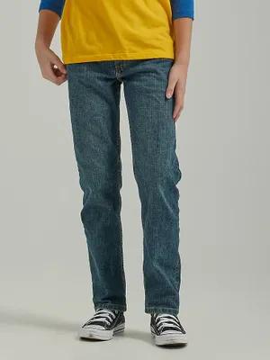 Boy's Wrangler® Five Star Classic Straight Fit Jean (8-16) Sunkissed Denim