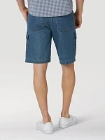 Wrangler® Men's Five Star Premium Denim Cargo Shorts Medium Tint