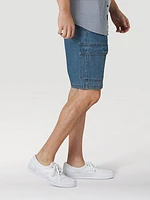 Wrangler® Men's Five Star Premium Denim Cargo Shorts Medium Tint