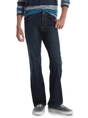 Boy's Wrangler® Five Star Classic Stretch Bootcut Jean (-) Fresh Indigo