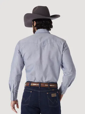 Cowboy Cut® Work Western Chambray Long Sleeve Shirt