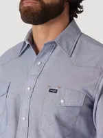 Cowboy Cut® Work Western Chambray Long Sleeve Shirt