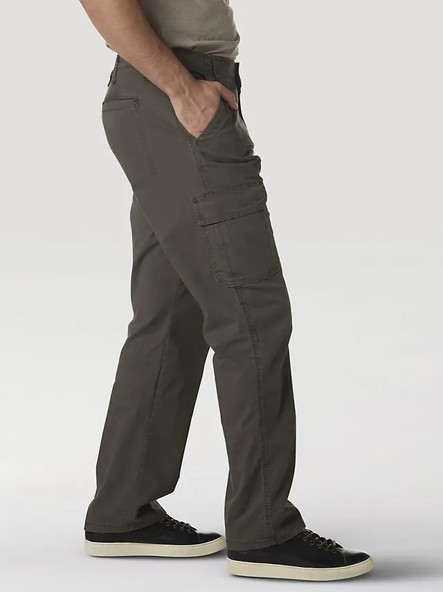 Wrangler Authentics Men's Relaxed Fit Stretch Cargo Pant, Elmwood