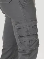 Men's Wrangler® Flex Tapered Cargo Pant Asphalt