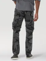 Men's Wrangler® Flex Tapered Cargo Pant Anthracite Camo